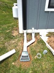 Sump pump discharge