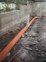 Crawl Space Drainage System