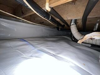 Crawl Space Vapor Barrier Insulated