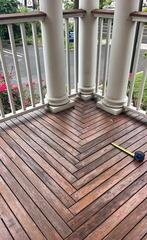 Flooring damaged