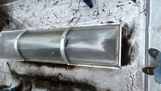 Skylight has a ladge crack