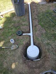 Soakaway Before Drainage Gravel