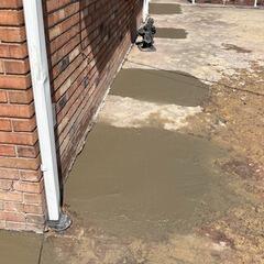 Filled Concrete for Helical Piers