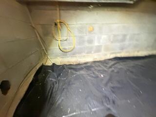 Crawl Space During Inspection