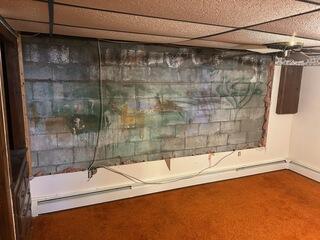 Cracked Foundation Wall Repair in Manchester, NH