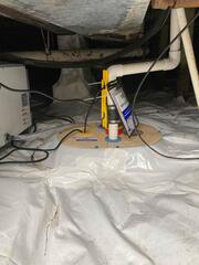 TripleSafe Sump Pump System Installed