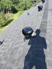 Wind Turbine Vents installed