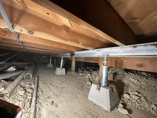 Six SmartJack Supports Installed