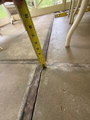 Unleveled Porch