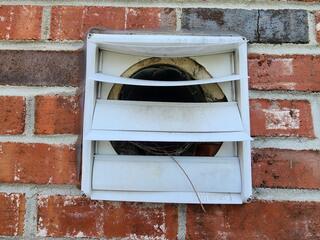 This dryer vent, along with several others...