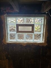 Installing the Vented Glass Block Window