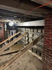 During StableLock Wall Installation