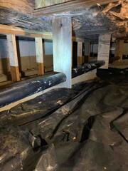 Before Image of Crawl Space