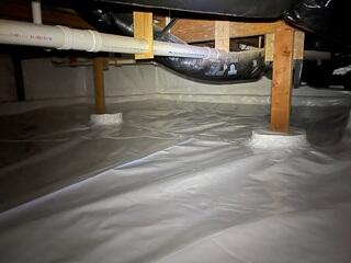Beautifully Encapsulated Crawl Space!