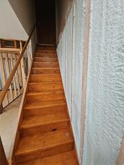 Spray Foam Applied to Exterior Walls