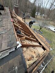 After shingle/decking removal