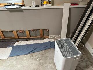Once-flooded basement
