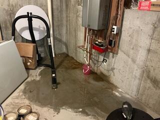 Water Pooling in Basement