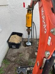 Helical Pier Installation