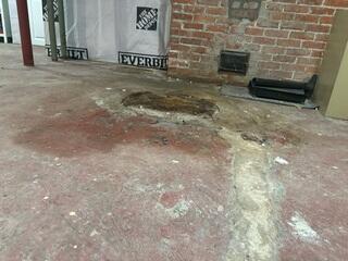 Uneven Foundation Floor