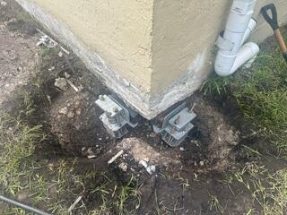 Complete Push Pier Installation