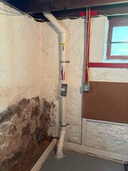 Interior Radon Piping
