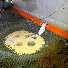Sump Pump with Star Pipe Connection
