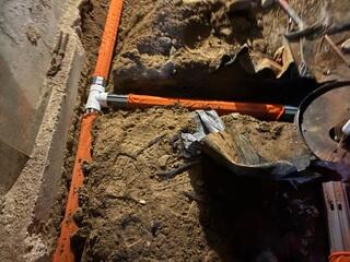 Drainage System Connected to Sump Pump