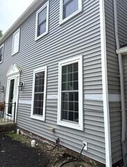 The siding is removed from the home in preparation of the RetroFoam injection. From aluminum to vinyl siding the installation process will be the same.