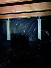 Steel SmartJack Posts and New Vapor Barrier