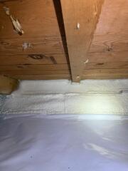 After Photo Crawl Space