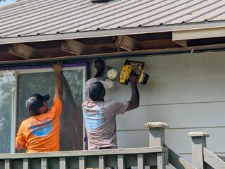 Getting the a Start to the new Soffit