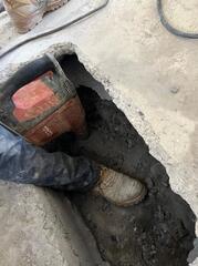 Foundation settlement repair in Woodstock, Virginia