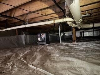 Crawl Space Encapsulation and Smartjack Supports