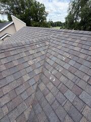 Marking the hail damage