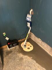 Completed Sump Pump Installation