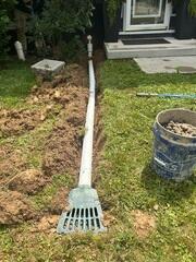 Sump Pump Discharge Line