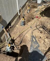 Helical Piers Installment