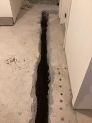 Concrete Removal for Drainage System