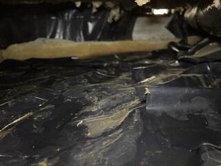 Dirty Vapor Barrier