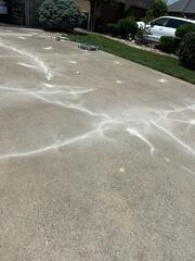 Concrete Lifted with Quick Curing