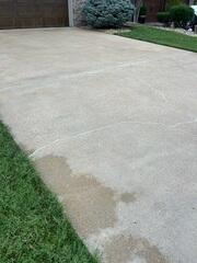 Driveway Pressure Washed