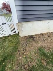 Exterior Foundation Wall Crack