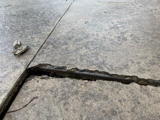 Severe Concrete Separation