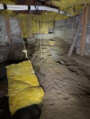 Exposed Dirt Floor