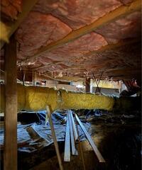Messy Crawl Space in Coupeville, WA