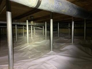 Finished Crawl Space