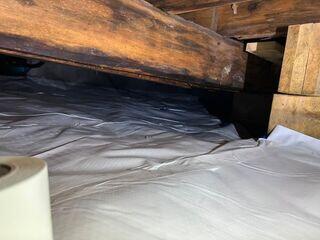 Completed Crawl Space Transformation