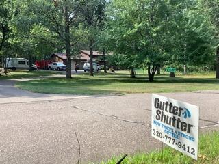 New Gutter Shutter System on Home in Brainerd