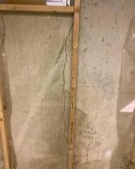 Leaking Basement Wall Crack